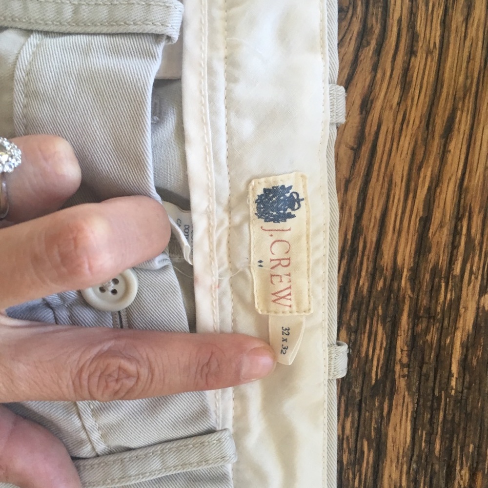 Light cream khakis !